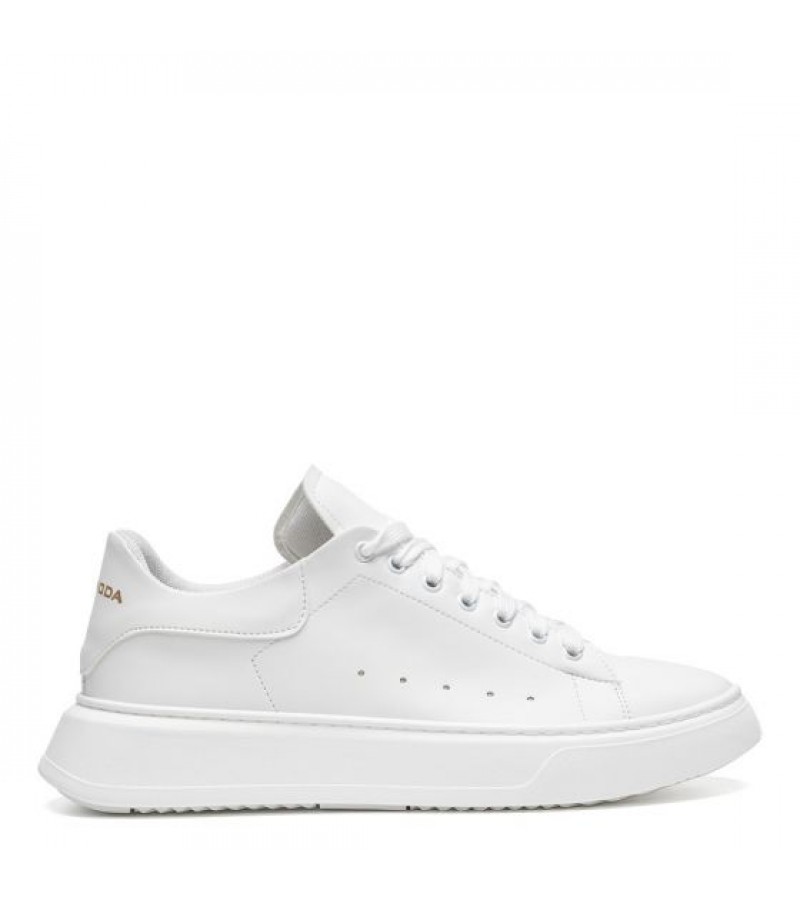 Per La Moda - 394Rey1 White Leather